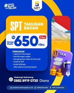 SPT Tahunan Badan SAFT Indonesia