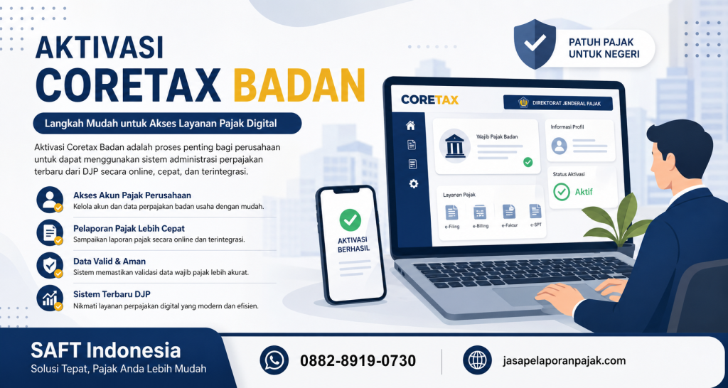 Aktivasi Coretax Badan
