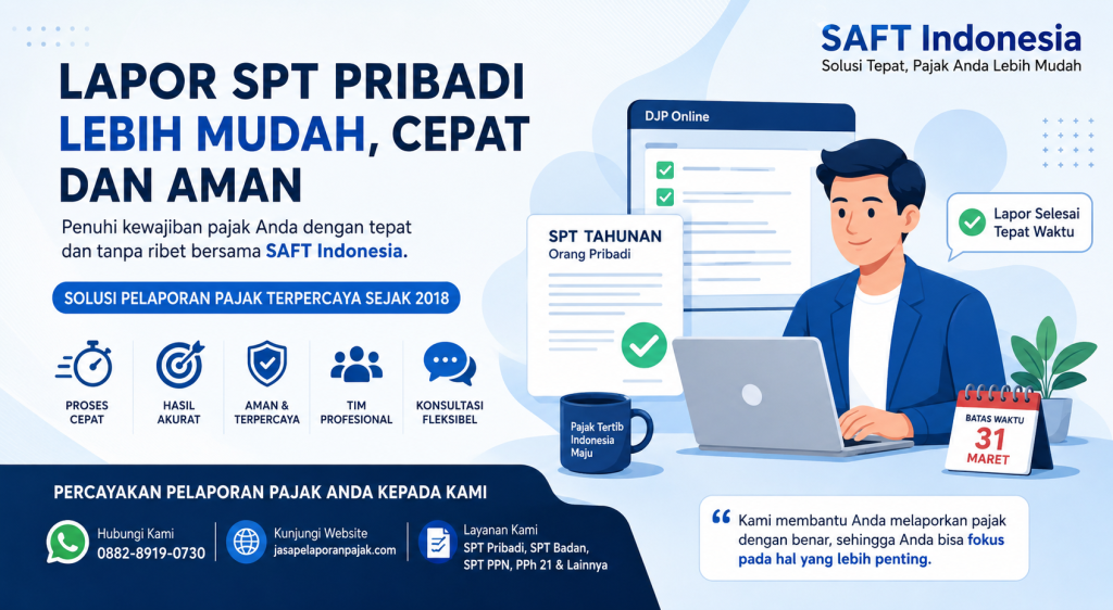 Syarat Lapor SPT Pribadi