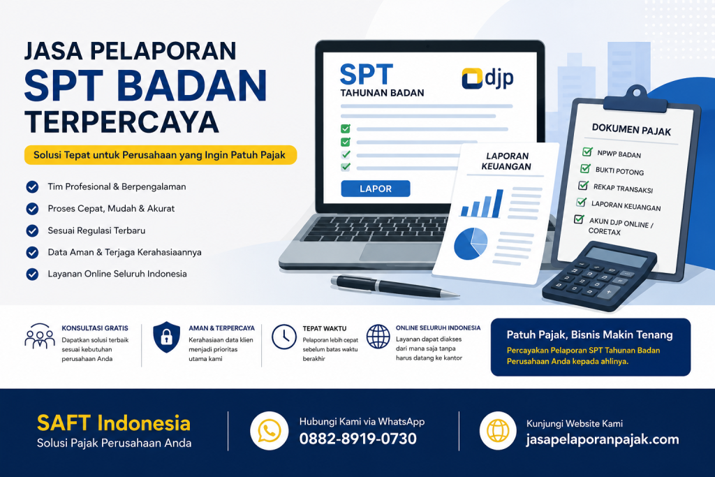 Jasa Pelaporan SPT Badan Terpercaya.