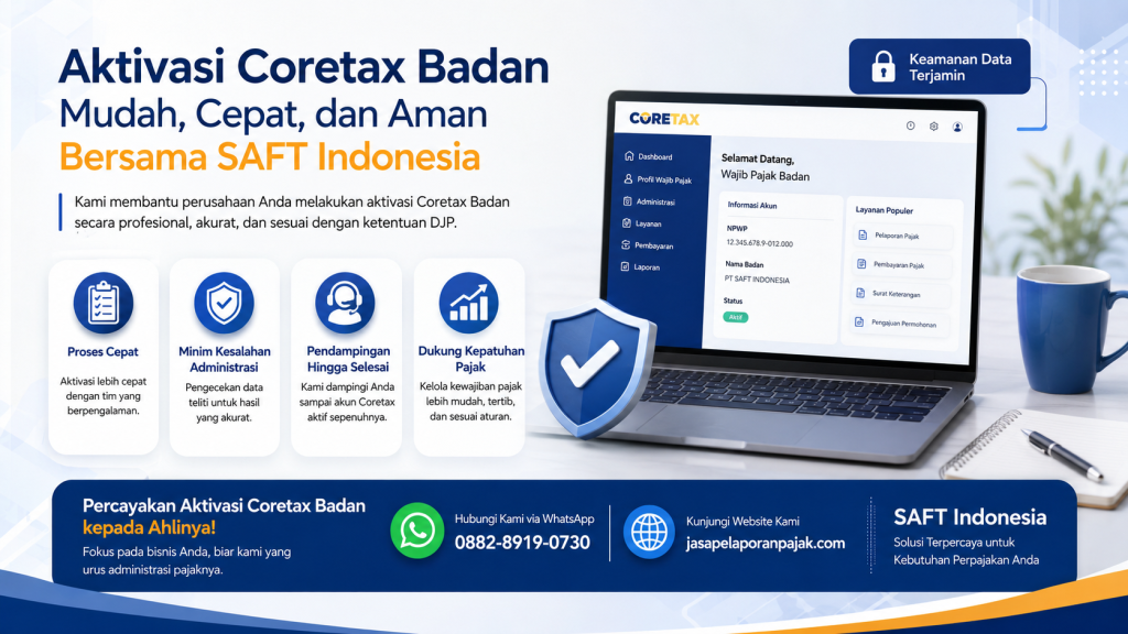 Aktivasi Coretax Badan