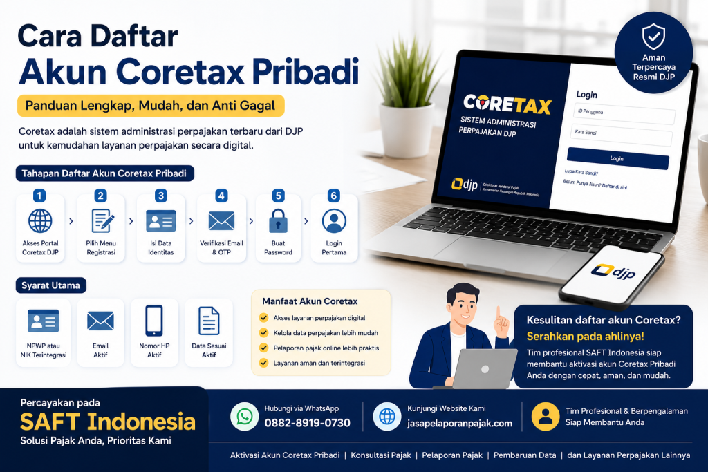 Cara Daftar Akun Coretax Pribadi