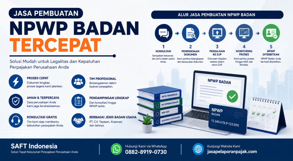 Jasa Pembuatan NPWP Badan